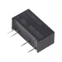 Convertor DC/DC 3W 5V la 15V 200mA SIP | Electronic-mag.ro | Componente Electronice