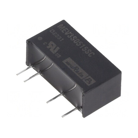 Convertor DC/DC 3W 5V la 15V 200mA SIP | Electronic-mag.ro | Componente Electronice