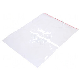Pungă cu fermoar 450x350mm 45um polietilenă | Electronic-mag.ro | Componente Electronice