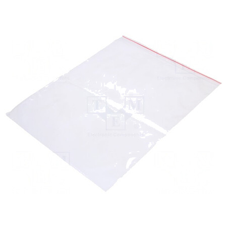 Pungă cu fermoar 450x350mm 45um polietilenă | Electronic-mag.ro | Componente Electronice