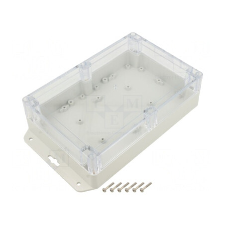 Carcasă Universală Gri Deschis 140x210x60mm ABS-PC | Electronic-mag.ro | Componente Electronice