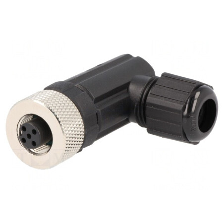 Mufă M12 5-Pin Mamă IP68 CANopen/Cablu | Electronic-mag.ro | Componente Electronice