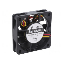 Ventilator DC axial 12V 60x60x15mm | Electronic-mag.ro | Componente Electronice