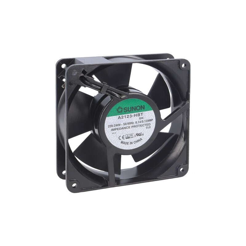 Ventilator axial 230V 120x120x38mm 165m3/h 45dBA | Electronic-mag.ro | Componente Electronice