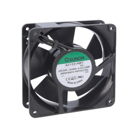 Ventilator axial 230V 120x120x38mm 165m3/h 45dBA | Electronic-mag.ro | Componente Electronice
