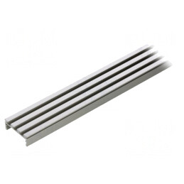 Profil LED Aluminiu Argintiu 2m GIZA | Electronic-mag.ro | Componente Electronice