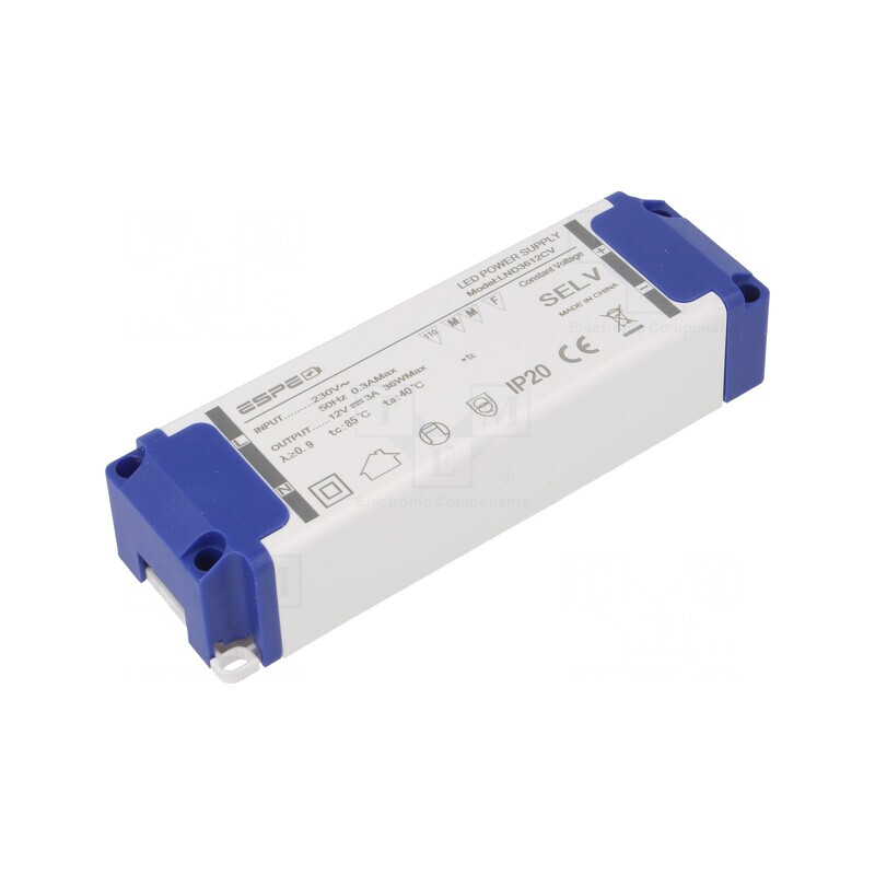 Alimentator LED 36W 12V 3A IP20 | Electronic-mag.ro | Componente Electronice