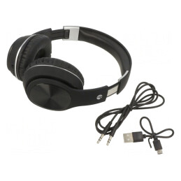 Căști Bluetooth 5.0 Over-Ear Negre 32Ω 4h M280