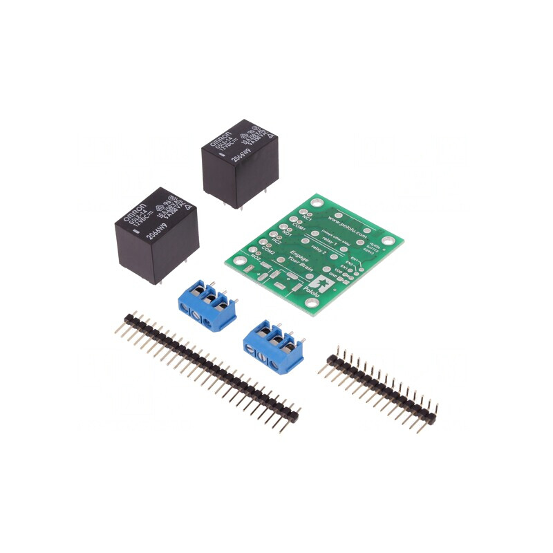 Releu 2 canale 12VDC 250VAC 10A | Electronic-mag.ro | Componente Electronice
