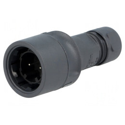 Conector circular mufă tată 2 pini Buccaneer 6000 nichelat | Electronic-mag.ro | Componente Electronice