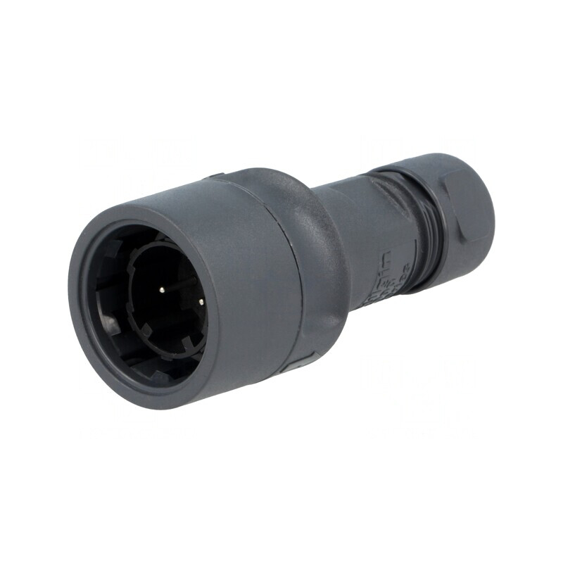 Conector circular mufă tată 2 pini Buccaneer 6000 nichelat | Electronic-mag.ro | Componente Electronice