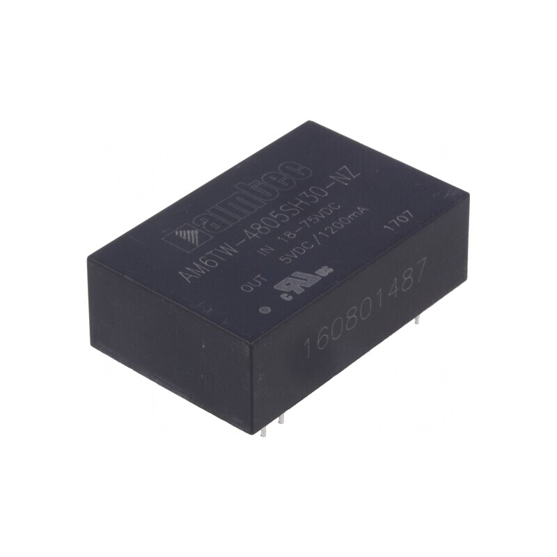 Convertor DC/DC 6W 18-75V la 5V 1.2A DIP24 | Electronic-mag.ro | Componente Electronice