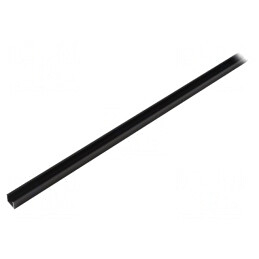 Profil Aluminiu Negru 2m pentru Module LED SMART16 | Electronic-mag.ro | Componente Electronice