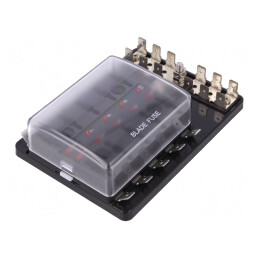 Cutii de siguranțe 19mm 30A șurub Term conectori 6,4mm | Electronic-mag.ro | Componente Electronice