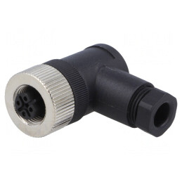 Mufă M12 PIN 5 mamă Profibus pe cablu IP65/IP67 60V 4A | Electronic-mag.ro | Componente Electronice