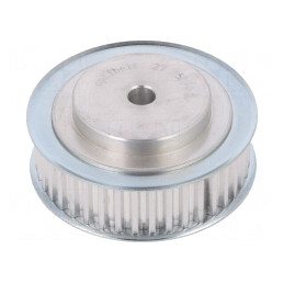 Roată de curea T5 aluminiu 16mm 27 dinți | Electronic-mag.ro | Componente Electronice