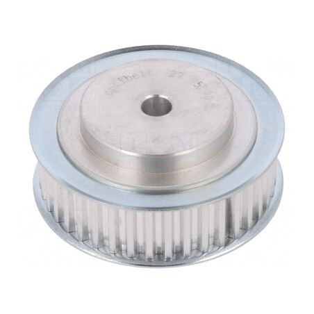 Roată de curea T5 aluminiu 16mm 27 dinți | Electronic-mag.ro | Componente Electronice