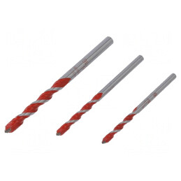 Set Burghie Oțel 5mm, 6mm, 8mm PROFI MULTICUT 3 Buc. | Electronic-mag.ro | Componente Electronice
