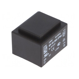 Transformator încapsulat 1,5VA 230V-6V 250mA PCB | Electronic-mag.ro | Componente Electronice