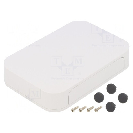 Carcasă ABS Albă 125x85x25mm IP40 | Electronic-mag.ro | Componente Electronice