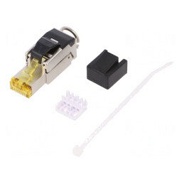Mufă RJ45 Cat 8.1 Ecranat 8p8c 6-7,5mm Drept | Electronic-mag.ro | Componente Electronice