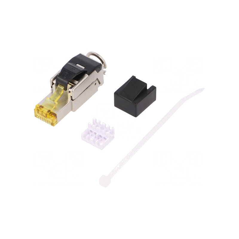 Mufă RJ45 Cat 8.1 Ecranat 8p8c 6-7,5mm Drept | Electronic-mag.ro | Componente Electronice