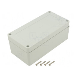 Carcasă Universală 80x160x60 mm cu Bucşă din Alamă | Electronic-mag.ro | Componente Electronice