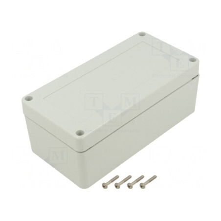 Carcasă Universală 80x160x60 mm cu Bucşă din Alamă | Electronic-mag.ro | Componente Electronice