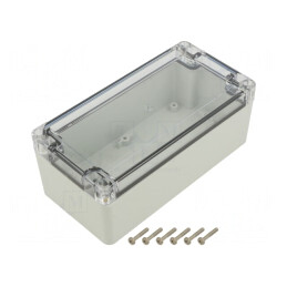 Carcasă Universală 80x160x60mm cu Bucșă din Alamă | Electronic-mag.ro | Componente Electronice