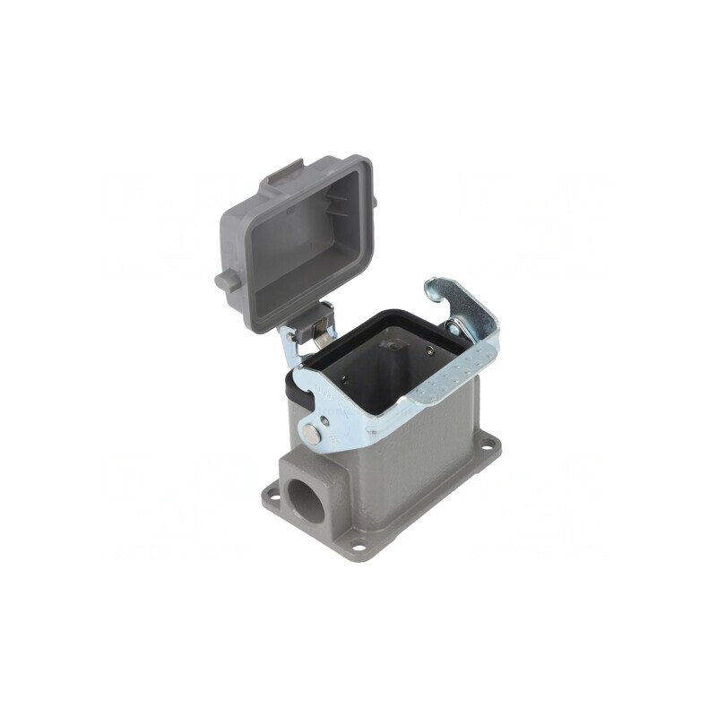 Carcasă pentru conectori HDC D6B cu clichet drept M20 | Electronic-mag.ro | Componente Electronice