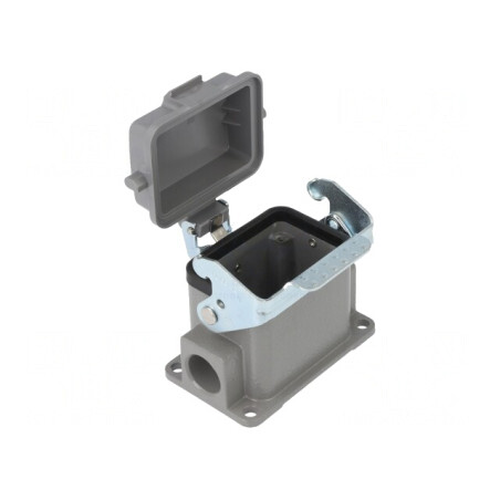Carcasă pentru conectori HDC D6B cu clichet drept M20 | Electronic-mag.ro | Componente Electronice