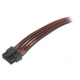 Cablu | Micro-Fit 3.0 | mamă-mamă | PIN: 10 | 0,2m | 4A | Izolaţie: PVC | KABX-10PFF-L200