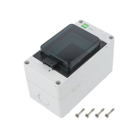 Carcasă modulară IP65 gri deschis 3 compartimente | Electronic-mag.ro | Componente Electronice
