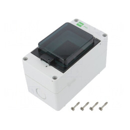 Carcasă modulară IP65 gri deschis 3 compartimente | Electronic-mag.ro | Componente Electronice