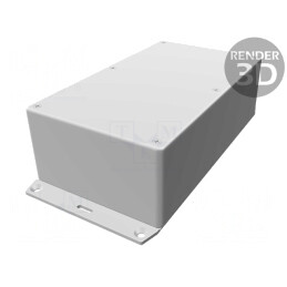 Carcasă universală ABS neagră 110x191x62mm | Electronic-mag.ro | Componente Electronice