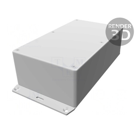 Carcasă universală gri IP54 110x191x62mm ABS | Electronic-mag.ro | Componente Electronice