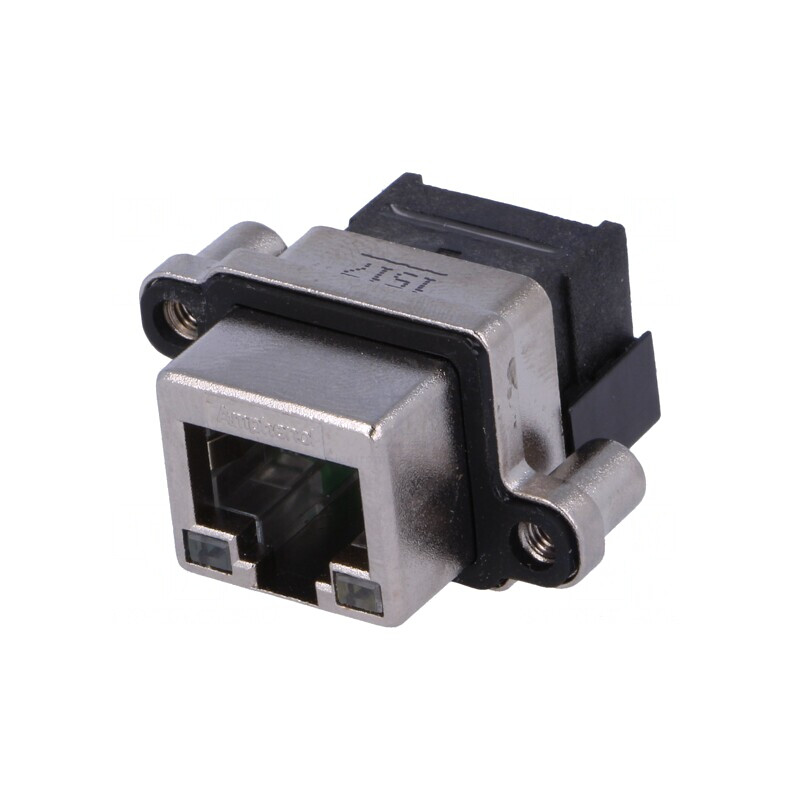Soclu RJ45 cu LED pentru montare pe panou IP67 | Electronic-mag.ro | Componente Electronice Soclu RJ45 cu LED pentru montare pe panou IP67 | Electronic-mag.ro | Componente Electronice