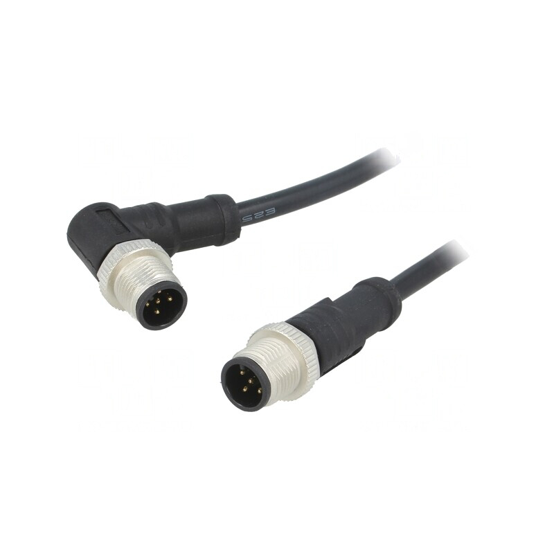 Cablu pentru senzori și automatizări M12 1m | Electronic-mag.ro | Componente Electronice