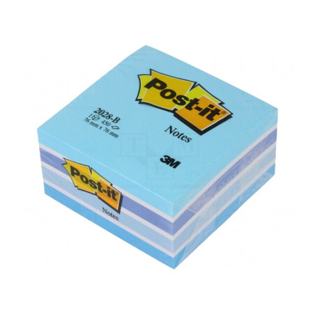 Post-it-uri adezive 76x76mm albastru | Electronic-mag.ro | Componente Electronice