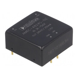 Convertor DC/DC 6W 36-75V la 24V 250mA 1x1 | Electronic-mag.ro | Componente Electronice