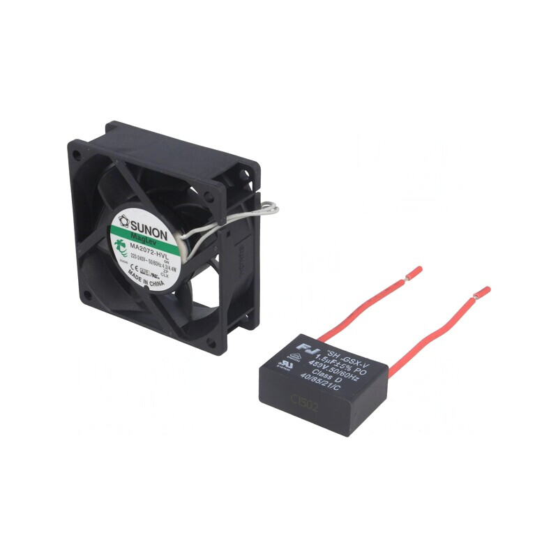 Ventilator AC Axial 230VAC 70x70x25mm 47,6m3/h 30dBA Vapo | Electronic-mag.ro | Componente Electronice