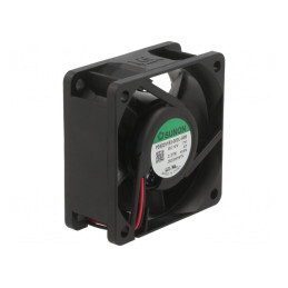 Ventilator DC Axial 12V 60x60x25mm 49m3/h 38dBA Cu Bilă | Electronic-mag.ro | Componente Electronice