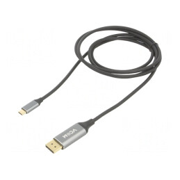 Adaptor USB 3.1 DisplayPort la USB C 1,8m Negru Aurit | Electronic-mag.ro | Componente Electronice