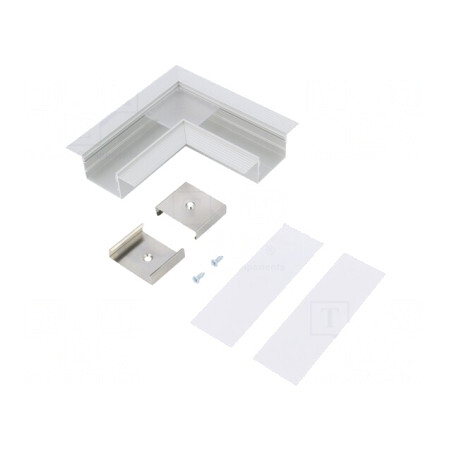 Conector 90° Aluminiu Anodat Argintiu VARIO30-05 | Electronic-mag.ro | Componente Electronice