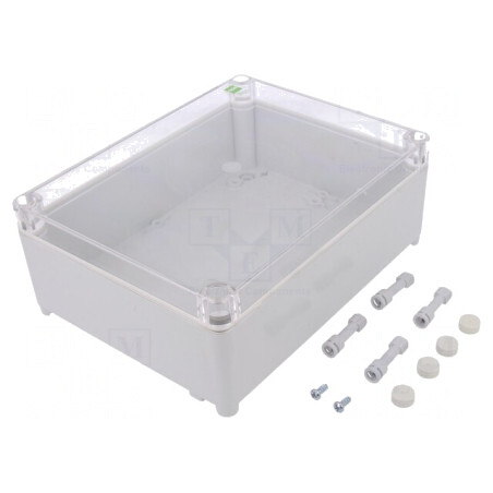 Carcasă Universală Industrial Gri 170x220x86mm | Electronic-mag.ro | Componente Electronice