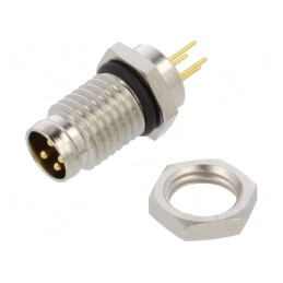 Soclu M8 4-Pin Tată IP67 DeviceNet CANopen | Electronic-mag.ro | Componente Electronice