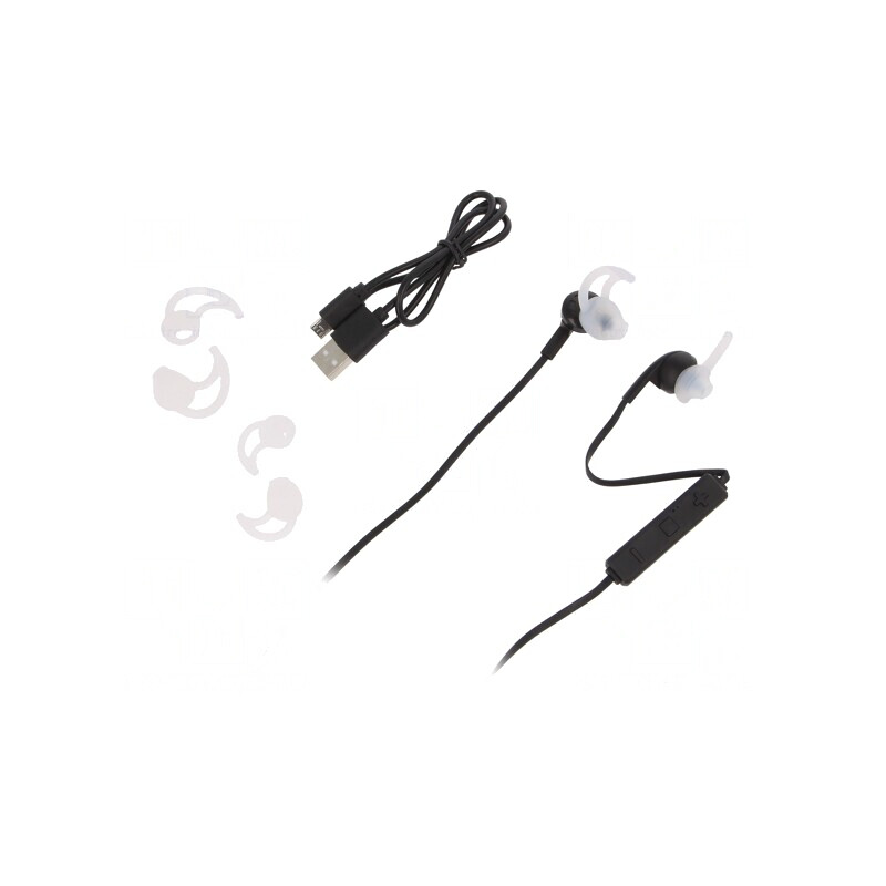 Căști Wireless cu Microfon Negre USB 20-22000Hz | Electronic-mag.ro | Componente Electronice