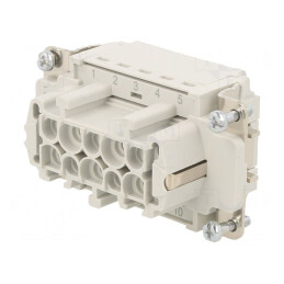 Conector HDC Inserturi Mamă 10 PE | Electronic-mag.ro | Componente Electronice