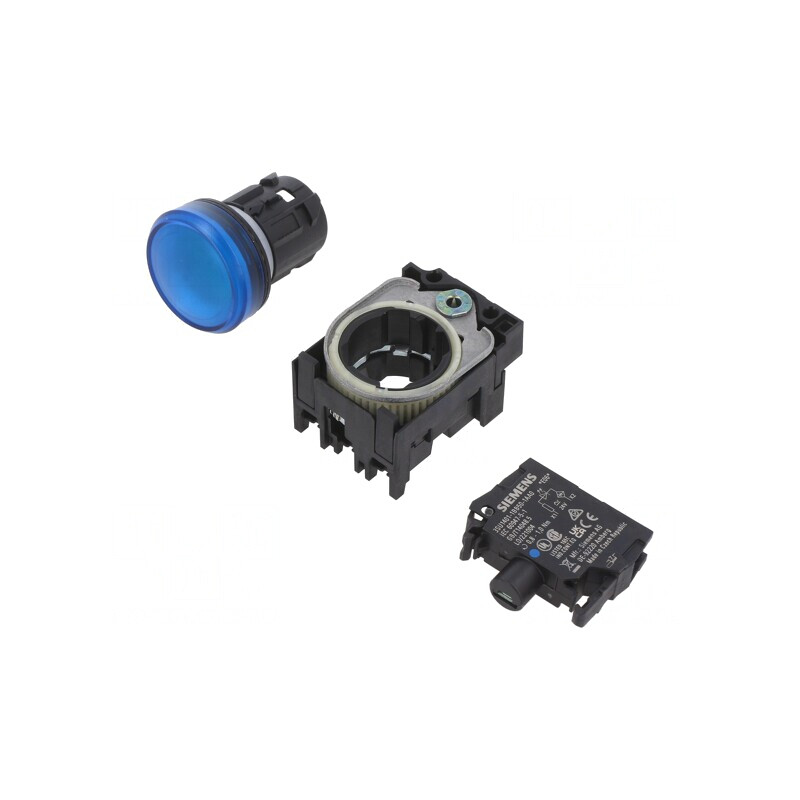 Lumină de Control LED 22mm IP67 24VAC | Electronic-mag.ro | Componente Electronice