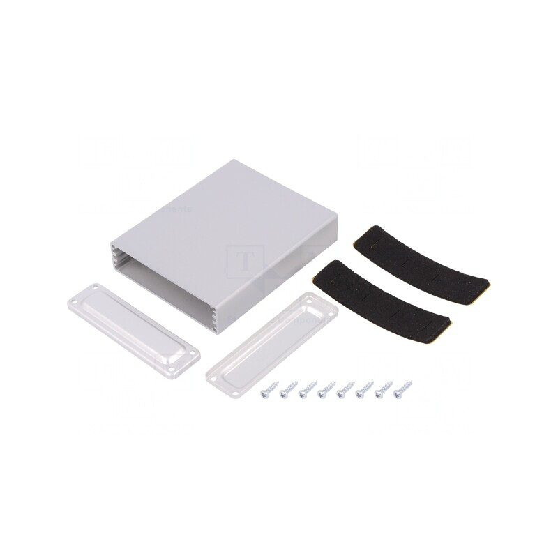 Carcasă Aluminiu Gri Deschis 66x83x18mm | Electronic-mag.ro | Componente Electronice Carcasă Aluminiu Gri Deschis 66x83x18mm | Electronic-mag.ro | Componente Electronice